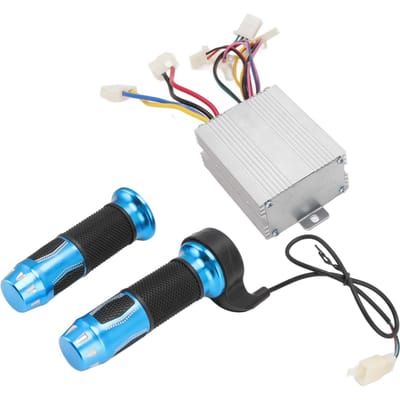 DC12V 500W Borstelmotor Snelheidsregelaar met Gashendels voor Elektrische Motoren Fietsen Driewieler Scooter white