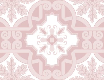 10 tegelstickers Portugees motief 20x25cm vintage roze - backsplash - peel and stick - plakfolie - tegelstickers Portugal - badkamermuur, keukenmuur, toiletmuur - zelfklevend - rechthoekig - langwerpig