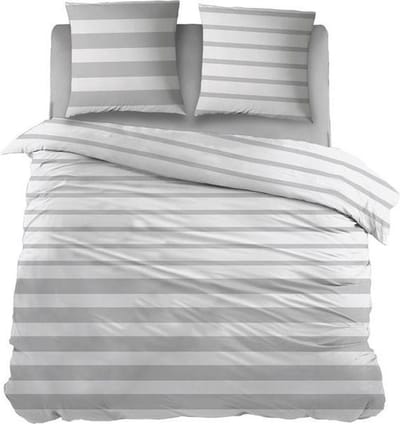 Snoozing Mandy - Dekbedovertrek - Eenpersoons - 140x200/220 cm + 1 kussensloop 65x65 cm - Grey