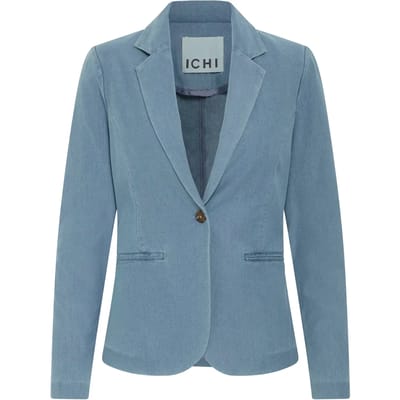 Ichi IHKATE DENIM BL Dames Blazer/colbert - KATE DENIM LIGHT BLUE
