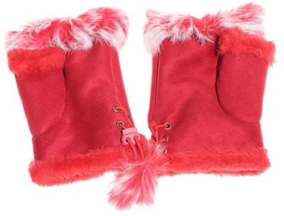 Vingerloze Warme Handschoenen Dames Winter – Zachte Polswarmers met Luxe Fleece en Suède Look – Dikke Wanten voor Vrouwen – 1 Paar Winterhandschoenen