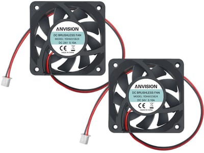 60mm x 15mm DC 24V borstelloze koelventilator - Dubbel kogellager