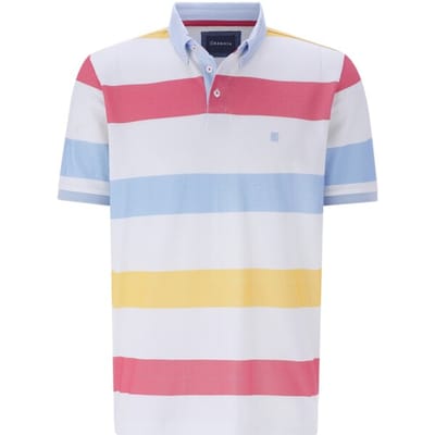 Babista herren Poloshirt - 48/50 - wit - Plus Size