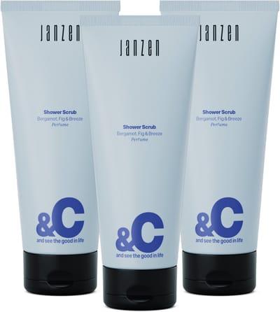 JANZEN Shower Gel &C Bergamot, Fig & Breeze 3-pack