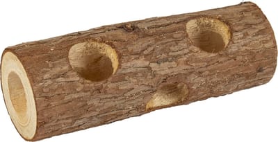 Flamingo Ella - Speelgoed Knaagdier - Knaagdiertunnel Ella Hout S L19,5cmx Dia3cm - 1st - 130468 - 1st