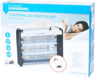 Vliegenlamp elektrisch binnen | Insectenlamp | Muggenlamp | Effectief tot 20 m² | Hygiënische verdelging