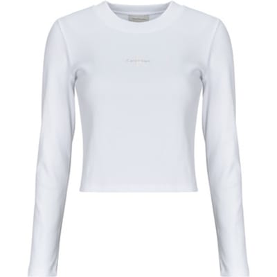 Calvin Klein Jeans  T-Shirt Lange Mouw A- LS MONOGRAM BABY TEE