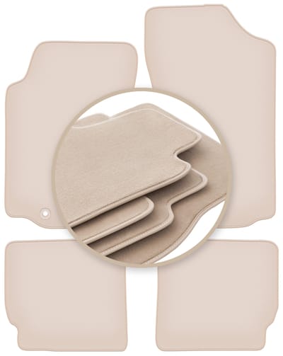 PREMIUM beige matten voor: Peugeot 306 cabrio 1993-2001