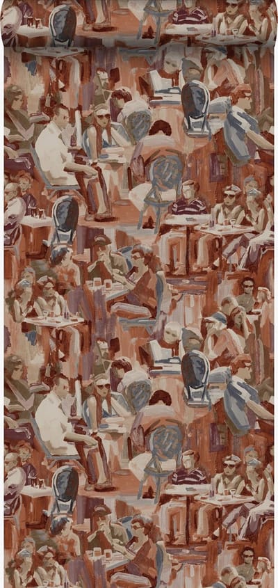 Origin Wallcoverings behang figuratief motief roest bruin - 53 cm x 10.05 m - 347420