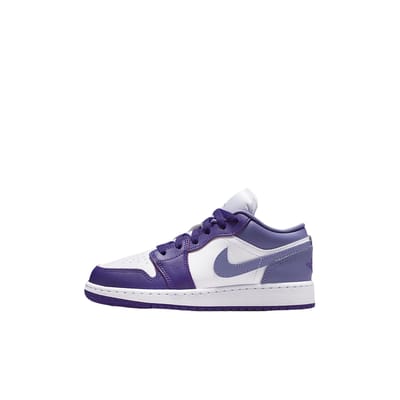 Air Jordan 1 Low GS Dusty Amethyst Kindersneakers Paars Court-Paars Wit 553560-551 36 blue