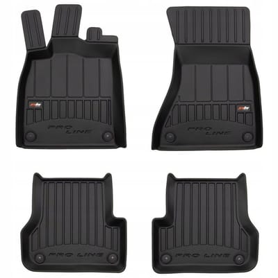 Frogum No.77 - Automatmatten passend voor Audi A6 C7 2011-2018 - 3D Korfmodel - TPE Rubber - Zwart