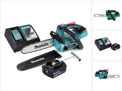 Makita DUC 254 RG1 accu-kettingzaag 18 V 25 cm borstelloos + 1x accu 6.0 Ah + lader