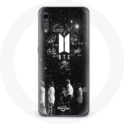 Hoesje - BTS - Huawei P20 Pro - Flexibel - Zwart - BTS Leden