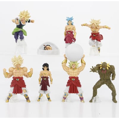 Willekeurig 1 Stuk Amine Dragon Ball Broly Totale Vorm Super Saiyan Broly Figuur Pvc Actiefiguren Standbeeld Model Speelgoed Cadeaus beige