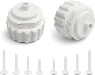 2x Adapter Radiatorkraan RAVL naar M30 x 1.5 - Universele Thermostaatkop Verloopstuk