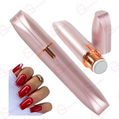 Draadloze Elektrische Manicure & Pedicure Nagelpolijster – Oplaadbaar via USB-C – Voor Gladde en Glanzende Nagels – Lichtgewicht & Stil – Zilver/Roze – 64192