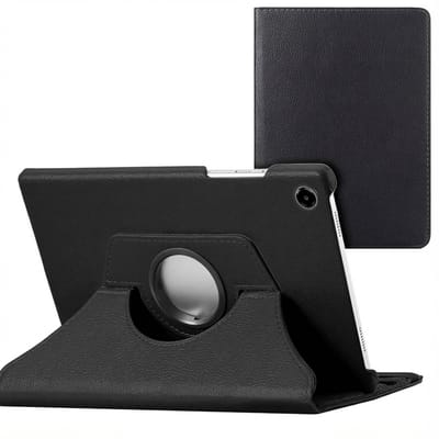 imoshion Tablet Hoes - Geschikt voor Samsung Galaxy Tab A8 (2021 / 2022) - 360° Draaibare Bookcase - Zwart