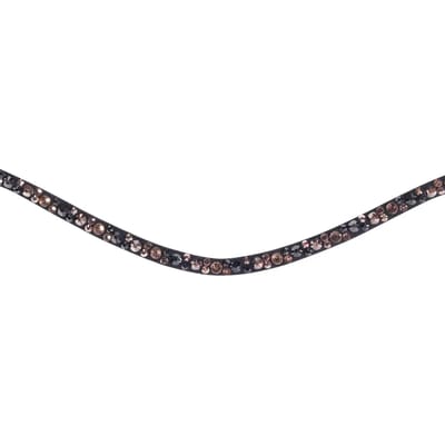 Frontal voor paard met veiligheidsdrukknop HKM Rosegold Glamour Style