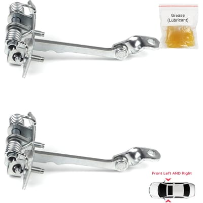 EDP748-1 2 Stuks Voor Links EN Rechts Deurscharnier Stootdemping Check Riem Begrenzer voor Renault Kangoo MK1 1997-2010, Espace MK2 1991-1996 7700303548