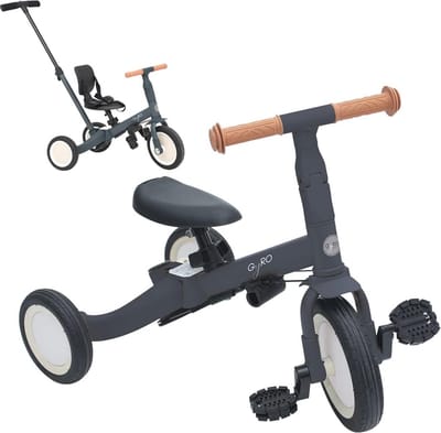 Evolutieve Roze Driewieler van Metaal voor Kinderen - Veilige en Ergonomische Speedster - Geschikt vanaf 15 maanden