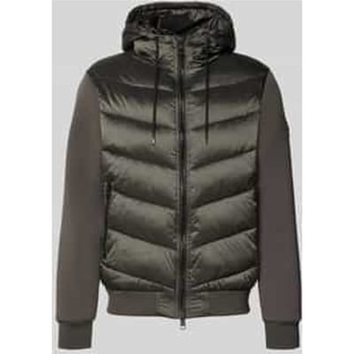 Slim fit gewatteerd jack met tunnelkoord