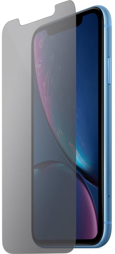 Mobiparts Privacy Screenprotector geschikt voor Apple iPhone 11/XR - Privacy bescherming - Gehard Glas - Anti-bacterieel