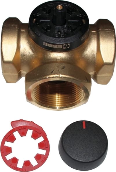 Wolf Driewegmengkraan messing DN40 voor FWS-2-80 Cascade, 2744676