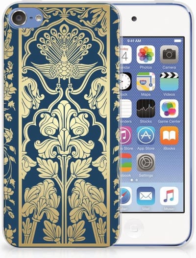 Back Cover voor Apple iPod Touch 5 | 6 TPU Case Beige Flowers