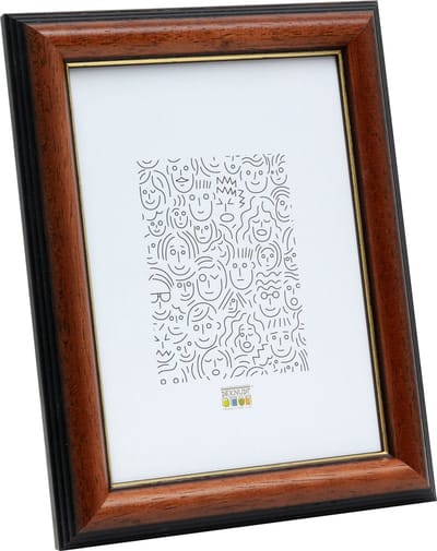 Deknudt Frames fotolijst S222H3 - klassiek bruin - voor foto 15x20 cm