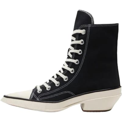 Converse Chuck 70 Hi De Luxe Pointu Noir Blanc Baskets Femme A13016C 37.5 gray