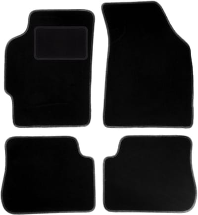 Zwarte veloursmatten voor: Kia Shuma sedan (1997-2004)