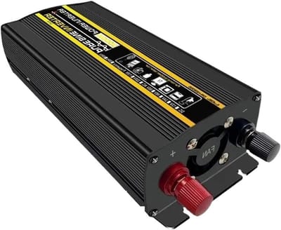 Zonne-energie Omvormer - Stroomomvormer DC AC - Energie Omzetten - Zuivere Sinusgolf - 4000W Piekvermogen - Aluminium