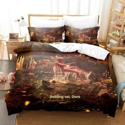 Nieuwe Hip Hop Melanie Martinez Portals Beddengoed Collectie Cartoon Anime DrieDelige Set Volwassene Kind Slaapkamer Dekbedovertrek Collecties 3D Kawaii Meisjes EU SuperKing 260x220