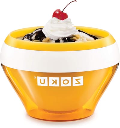 IJsmaker - IJs machine - Zelf ijs maken - Snel en eenvoudig - 150 ml - Oranje