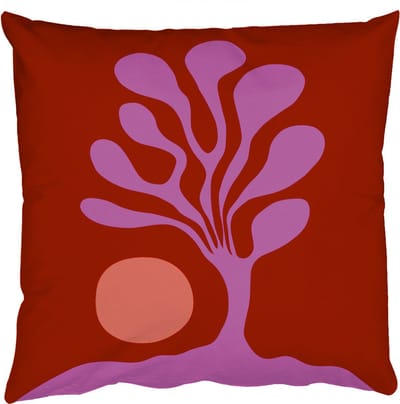 Sierkussens - Kussentjes Woonkamer - 50x50 cm - Boom - Paars - Cirkel - Vloeiend