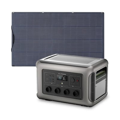 ALLPOWERS Solar Generator Kit 3500W (R3500 V2 + SF200 200W Flexible Solar Panel) - R3500+SF200 200W Solar Panel