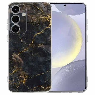 imoshion Design hoesje voor de Samsung Galaxy S25 Plus - Black Marble