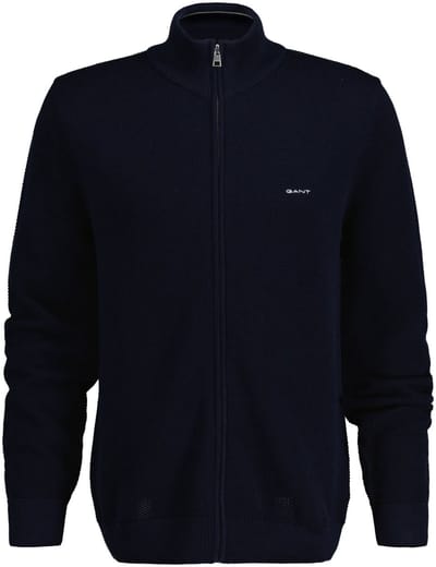 Gant vest donkerblauw