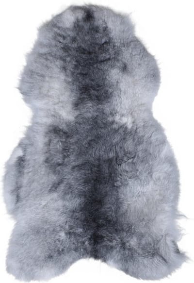 Schapenvacht IJsland grijs langharig (90-110 cm)