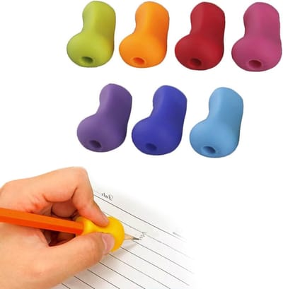 Ergonomische siliconen potloodhandgrepen voor kinderen en volwassenen