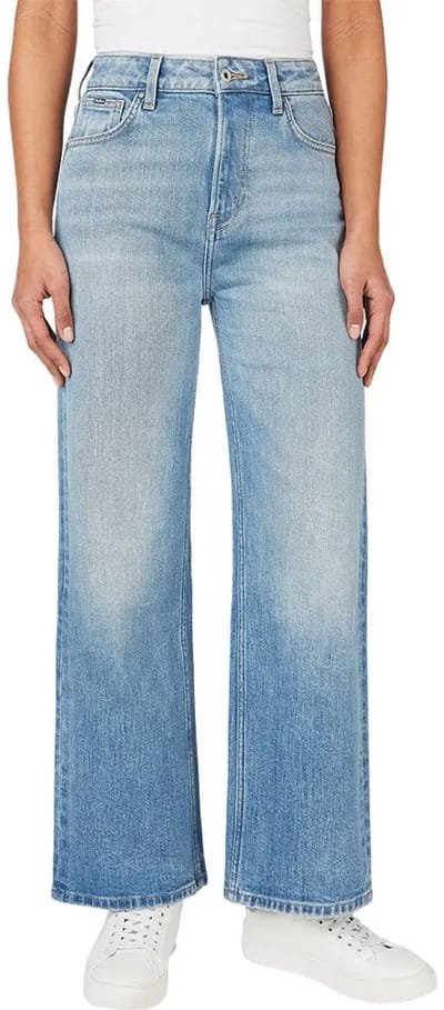 Pepe Jeans Pl204598 Wide Leg Fit Spijkerbroek Blauw 31 / 32 Vrouw
