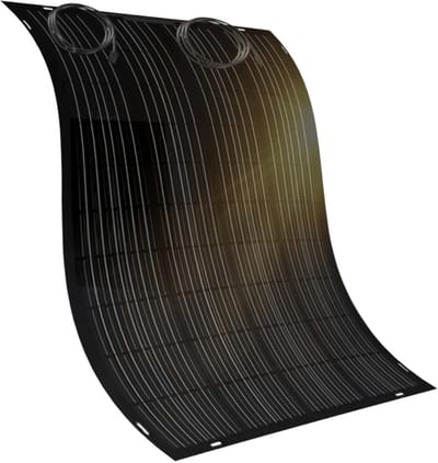 2x Flexibele Zonnepanelen 200W Zwart - Ultradun, Lichtgewicht & Beloopbaar voor Camper, Boot en Balkon
