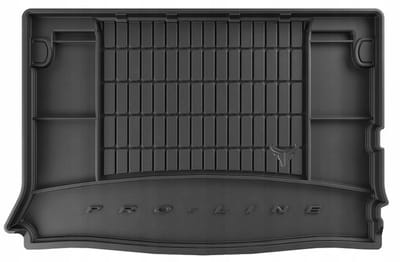 FROGUM - Kofferbakmat - Geschikt voor PEUGEOT Partner I (1996-2008) - 5-persoons versie - TPE Rubber - Zwart
