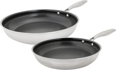 Cookinglife Koekenpannenset HexaCook - Hybride Pan 2-Delig ø 24 & 28 cm - NON STICK - geschikt voor alle warmtebronnen - keramische anti-aanbaklaag