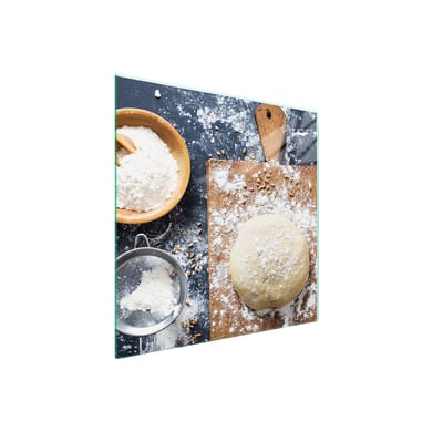 TMK ArtDeko - Glazen Beschermplaat - 50x52 cm - Voor Alle Fornuizen