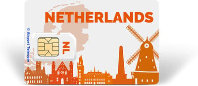 Simkaart Nederland Unlimited 30 Dagen Data Prepaid Met Snel 4G/5G Internet En Bellen Op Reis Met Airport Telecom