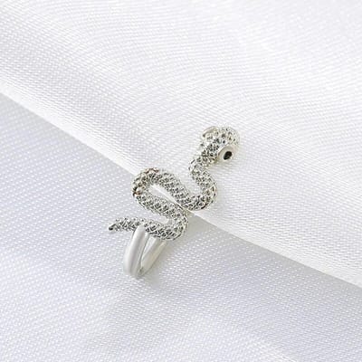 1 stks slang neusring voor vrouwen goud zilver kleur non-piercing roestvrij stalen neusclip nep septum piercing sieraden zilver