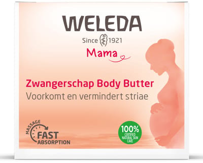 WELEDA Mama Zwangerschap Body Butter - 3 x 150 ml - Voordeelverpakking