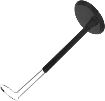 Poppen Display Stand - Figuurhouder Ondersteuning - Modellen Tentoonstellen - Verstelbare Hoogte - 24 x 10 x 10 cm - Zwart
