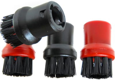4-delige borstelset geschikt voor Karcher stoomreiniger - series SC1 SC2 SC3 SC4 SC5 SC6 - Ronde Borstel 28630580